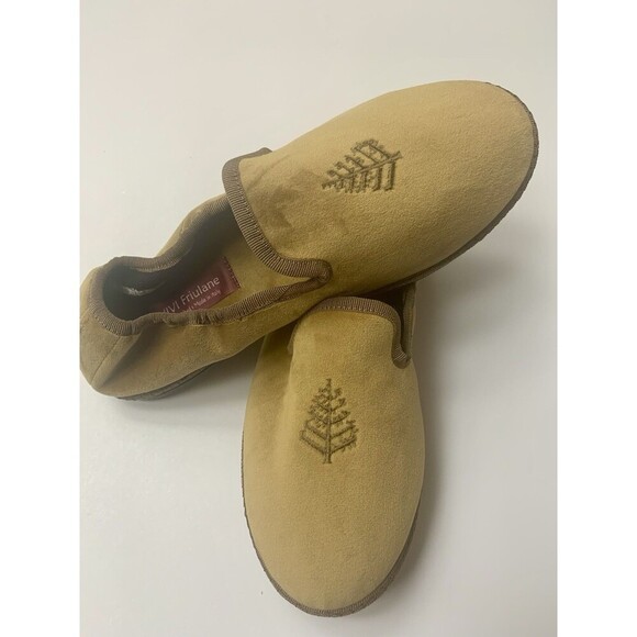 Four Seasons Velvet Slippers Private Jet By Vivi Friulane Brown‎ Size S - Picture 3 of 5